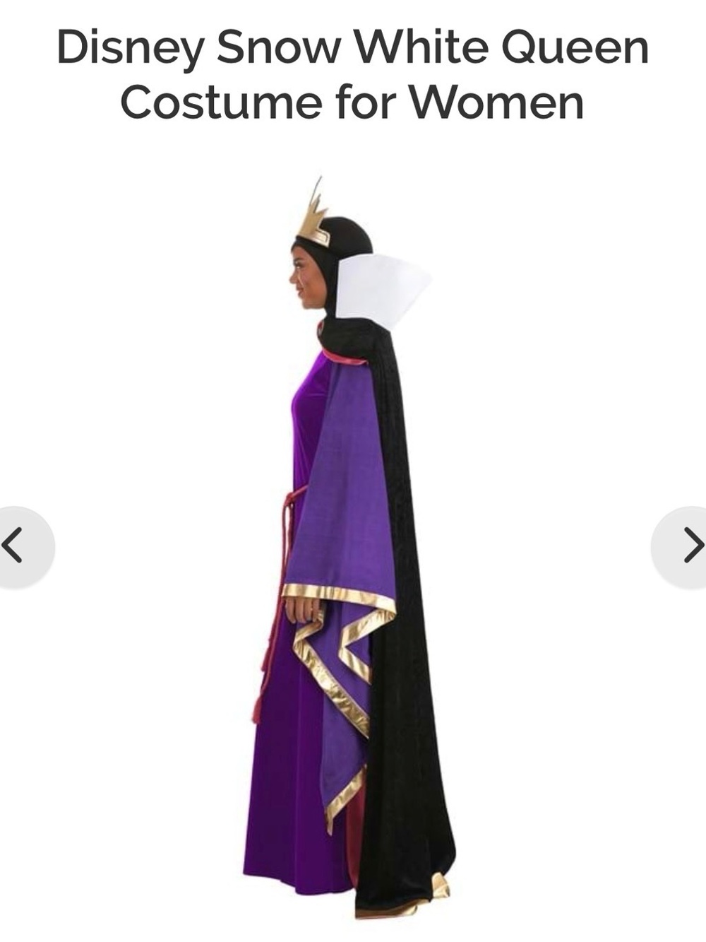 Disney Villains Evil Queen Adult Costume - Picture 6 of 13